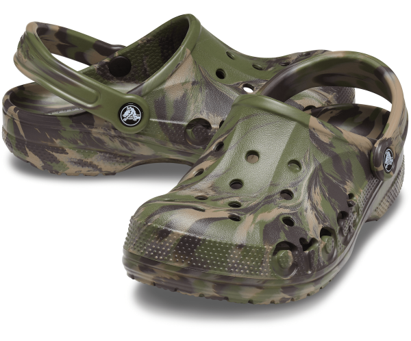 Сабо Baya Marbled Clog (41-42; Army Green/Multi)